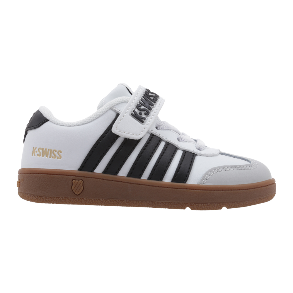 Foto 2 pulgar | Tenis K-swiss Francis Court Kids Casuales Escolares Para Niño Color Blanco