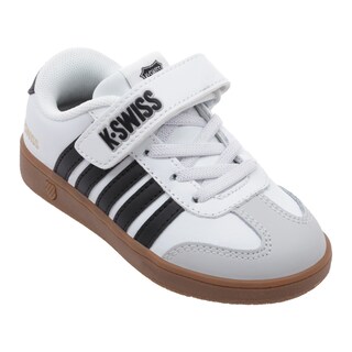 Foto 3 | Tenis K-swiss Francis Court Kids Casuales Escolares Para Niño Color Blanco
