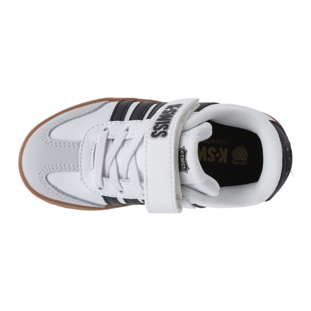 Foto 6 pulgar | Tenis K-swiss Francis Court Kids Casuales Escolares Para Niño Color Blanco
