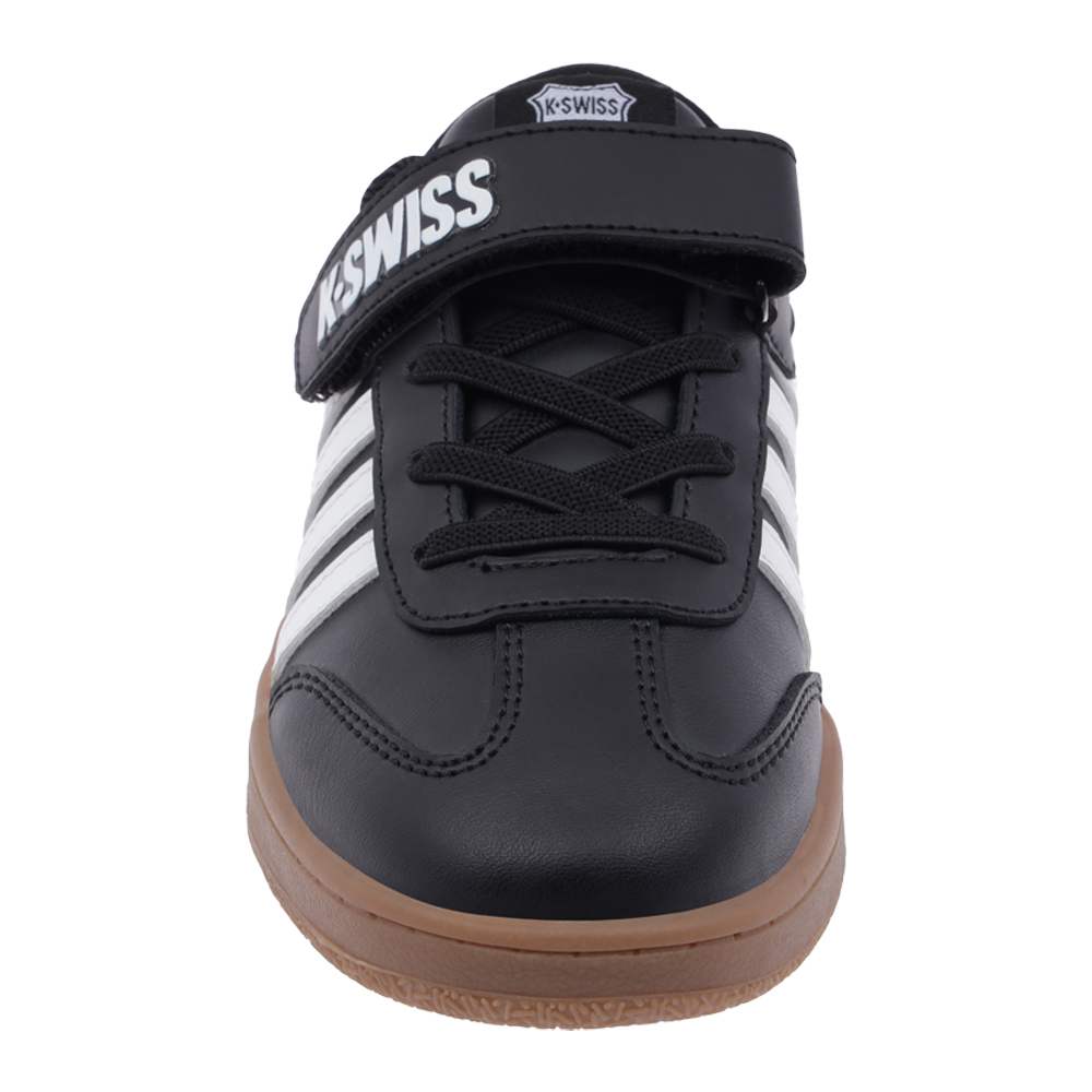 Foto 5 pulgar | Tenis K-swiss Francis Court Kids Casuales Escolares Para Niño Color Negro
