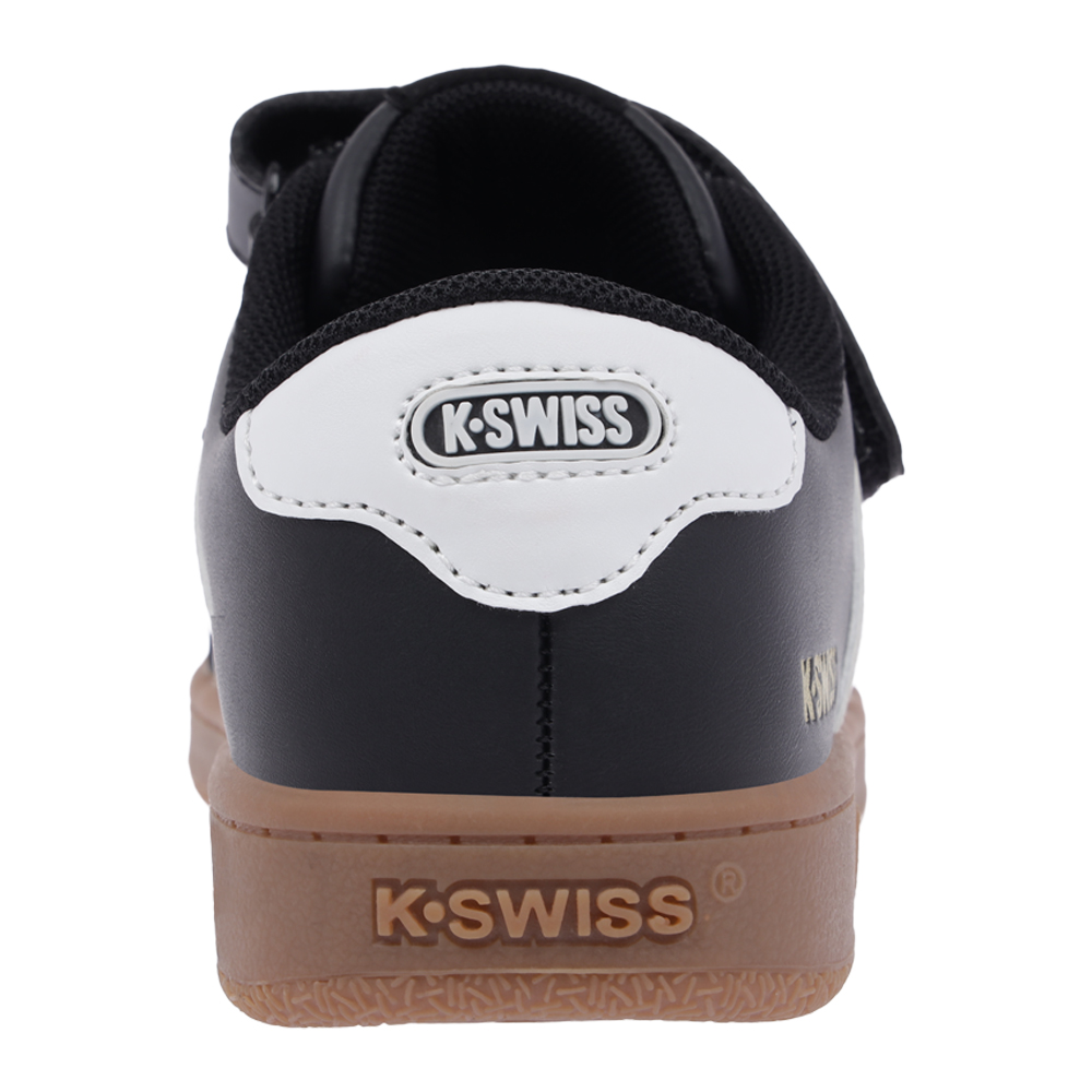 Foto 6 pulgar | Tenis K-swiss Francis Court Kids Casuales Escolares Para Niño Color Negro
