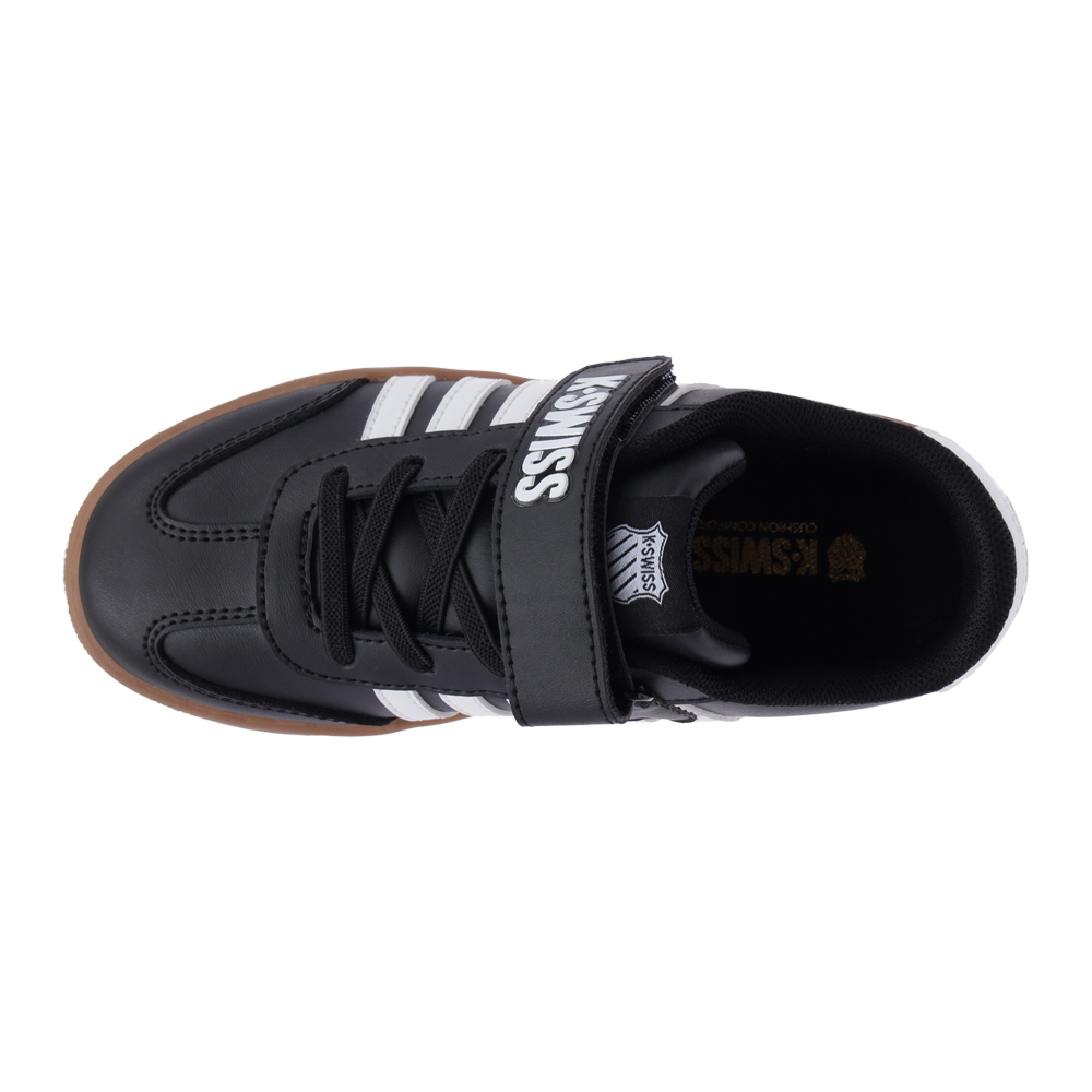Foto 7 pulgar | Tenis K-swiss Francis Court Kids Casuales Escolares Para Niño Color Negro