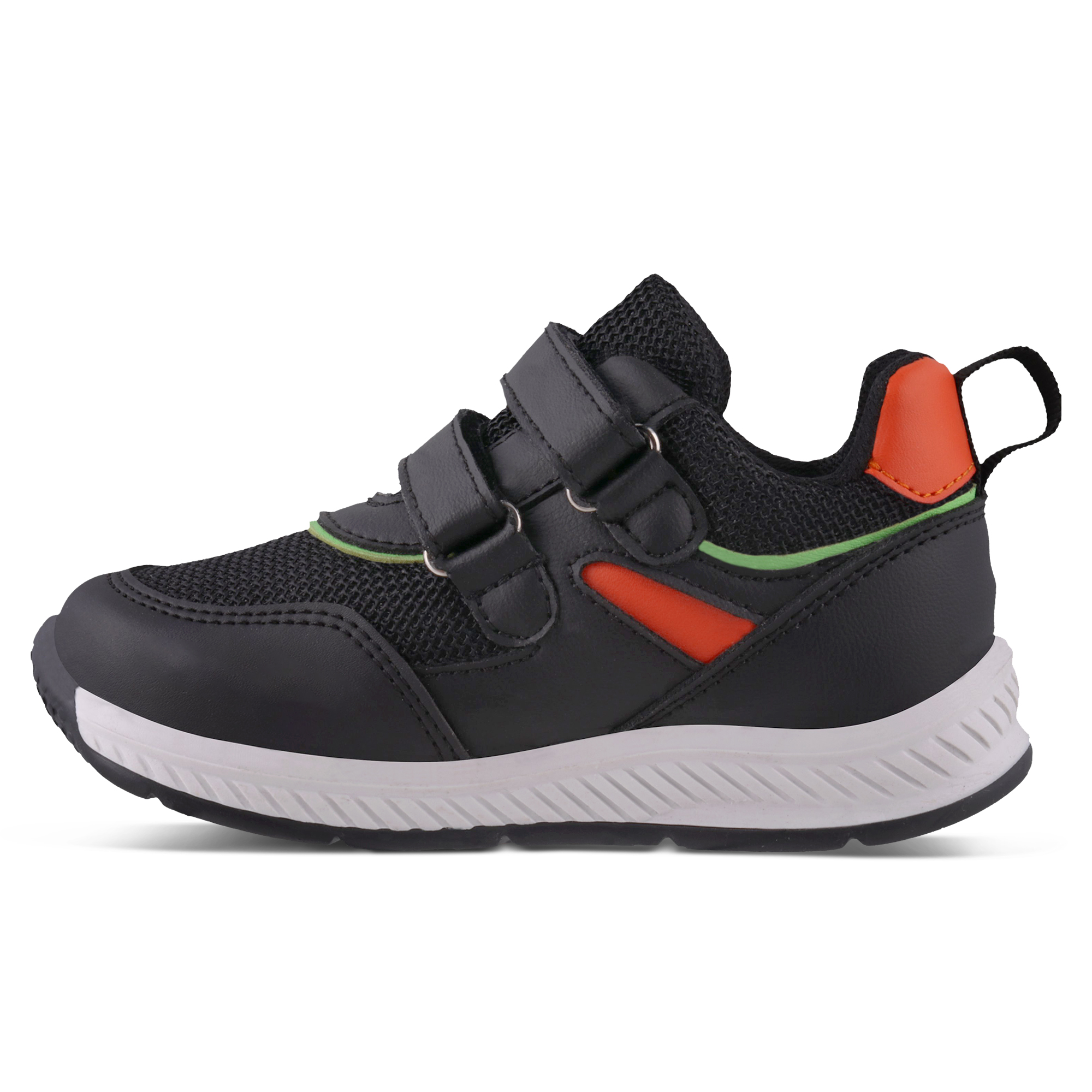 Foto 4 pulgar | Tenis Para Bebé Lucho 2094 Color Negro/naranja Para Niño