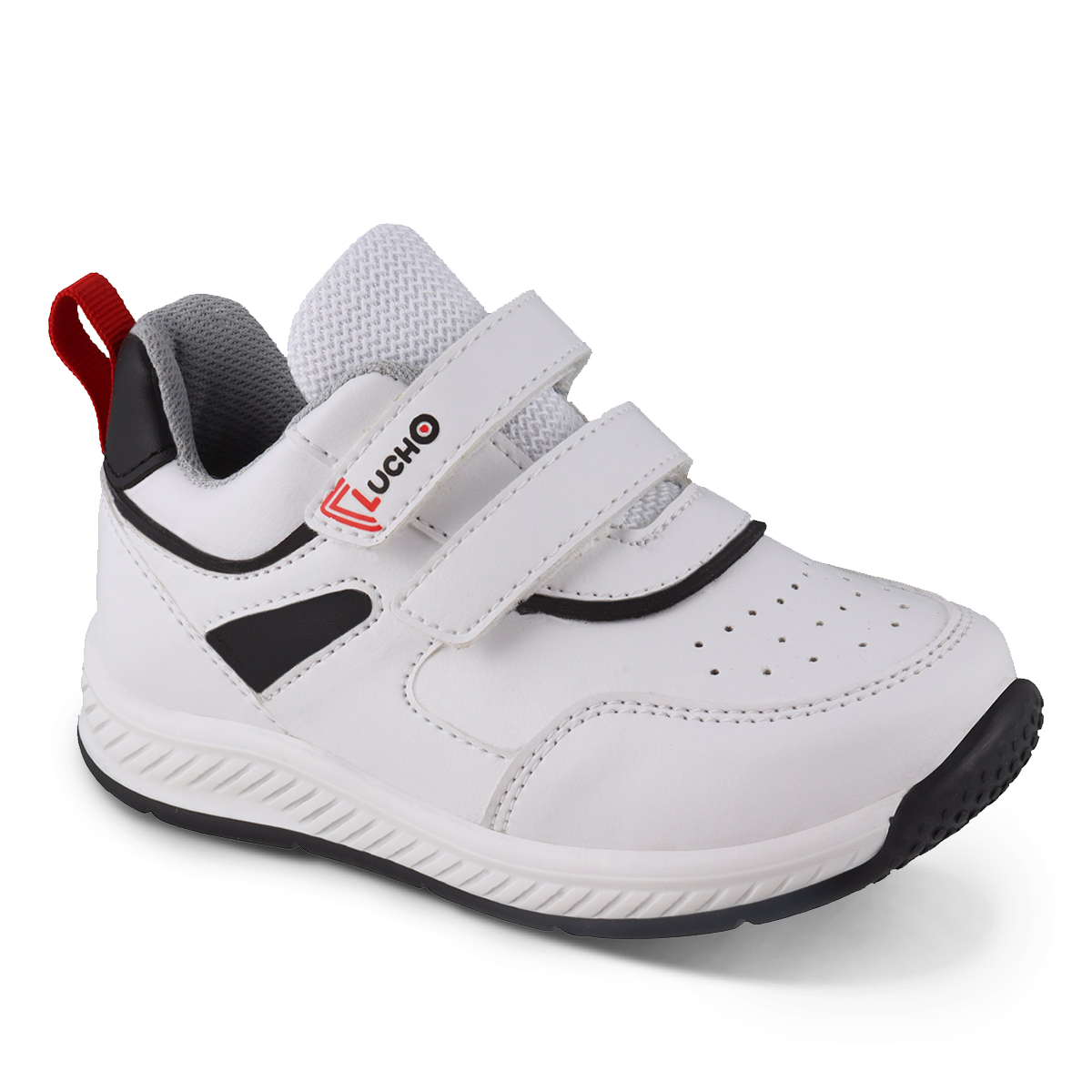 Foto 1 | Tenis Para Bebé Lucho 2094 Color Blanco/negro Para Niño