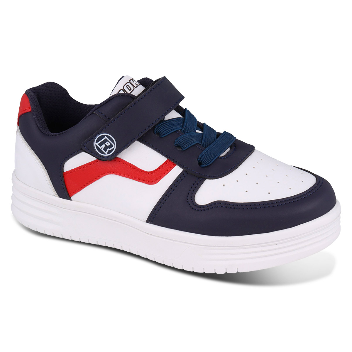 Foto 1 | Tenis Choclo Casual Rokino 2451 Color Marino/blanco Para Niño