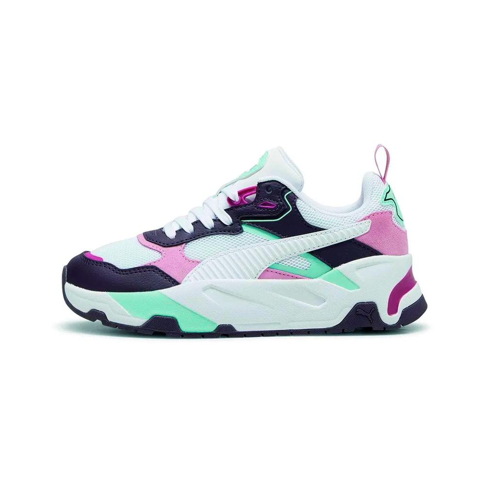 Foto 3 | Tenis Puma Trinity Jr Deportivo Blanco