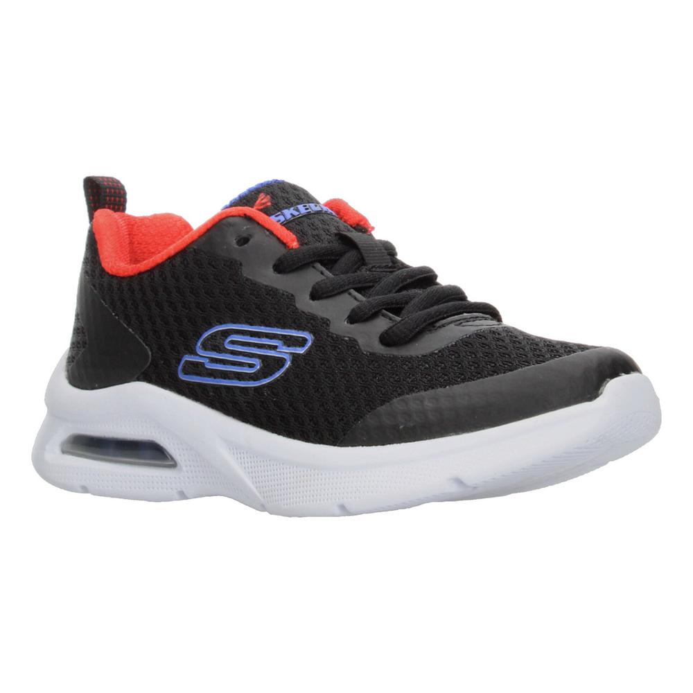 Foto 3 pulgar | Tenis Skechers Negro Para Niño [ske1013] Rojo