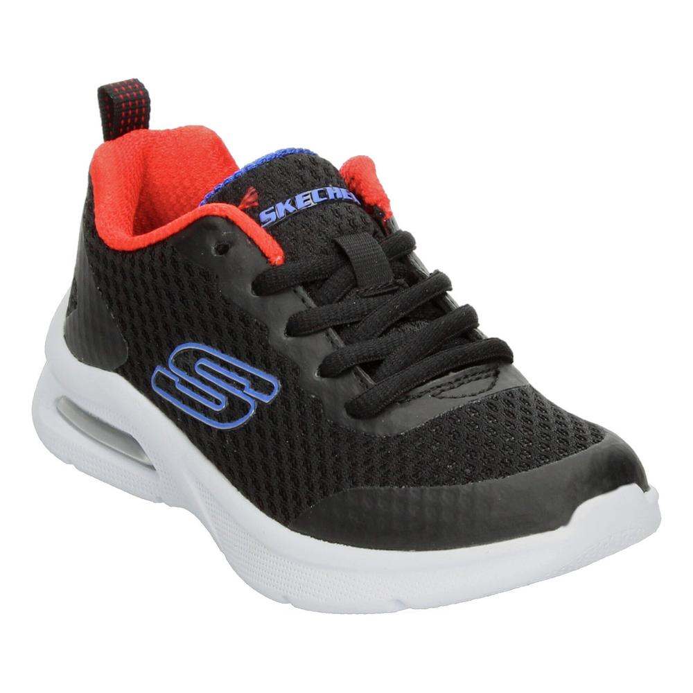 Foto 5 pulgar | Tenis Skechers Negro Para Niño [ske1013] Rojo