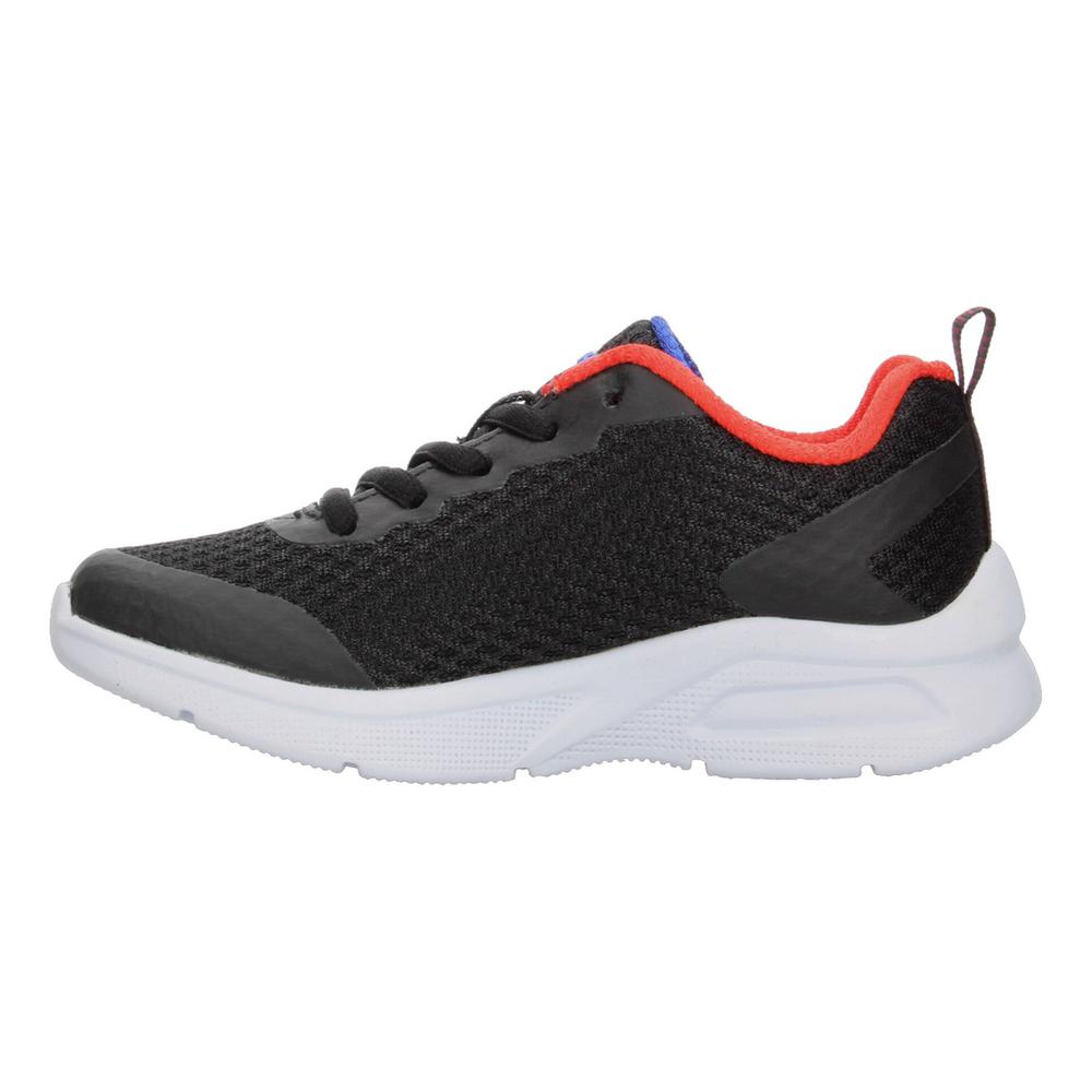 Foto 6 pulgar | Tenis Skechers Negro Para Niño [ske1013] Rojo