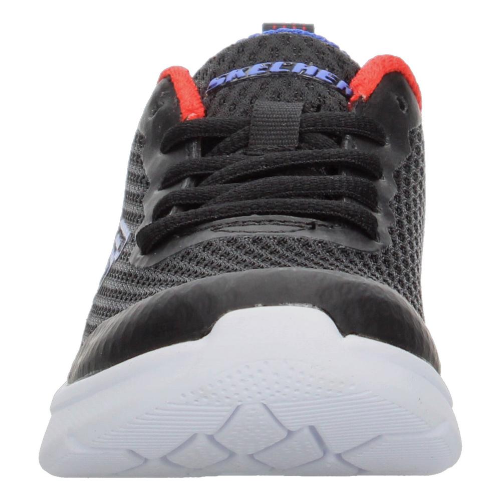 Foto 7 pulgar | Tenis Skechers Negro Para Niño [ske1013] Rojo