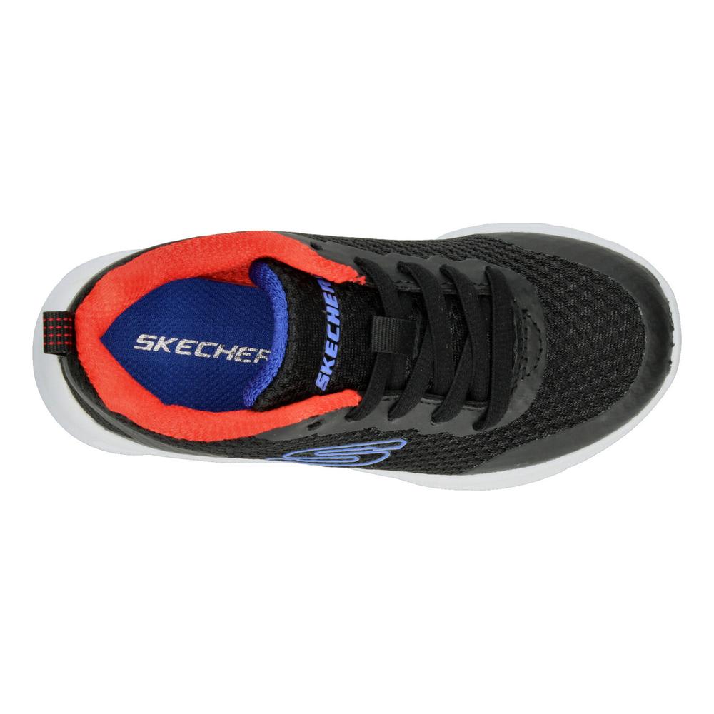 Foto 9 pulgar | Tenis Skechers Negro Para Niño [ske1013] Rojo