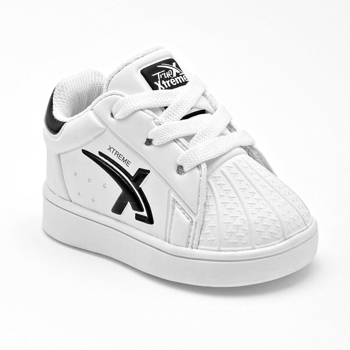 True Extreme Tenis Para Bebé Niño Blanco Negro