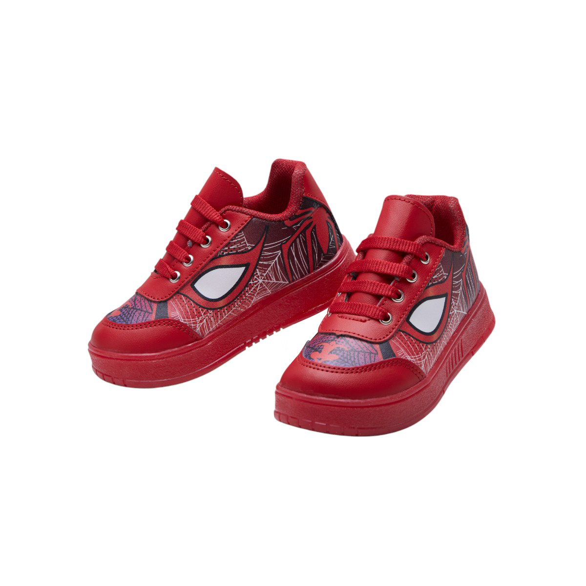 Foto 2 pulgar | Tenis Calzado Watanabe Color Rojo Temática Spider-man Niño