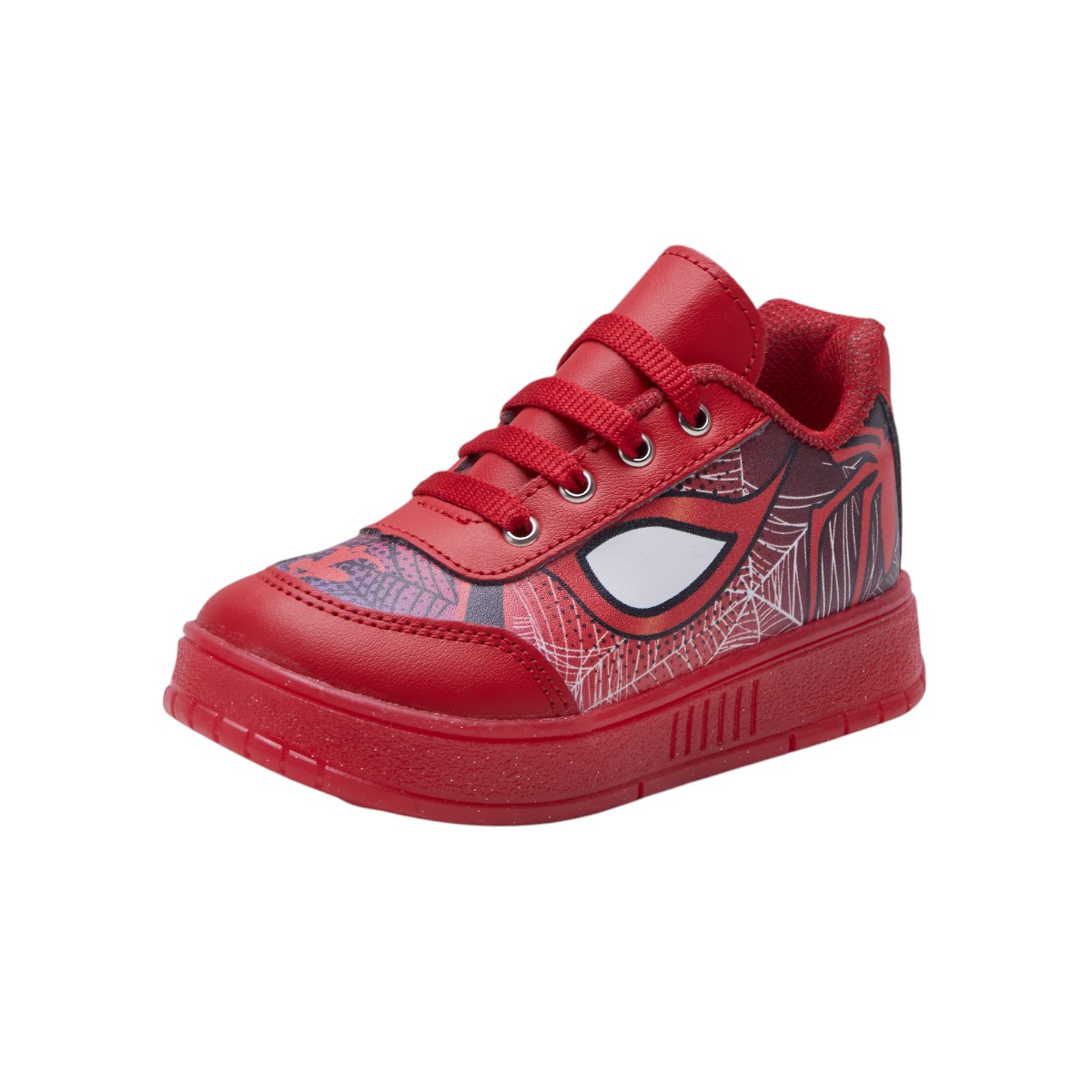 Foto 4 pulgar | Tenis Calzado Watanabe Color Rojo Temática Spider-man Niño