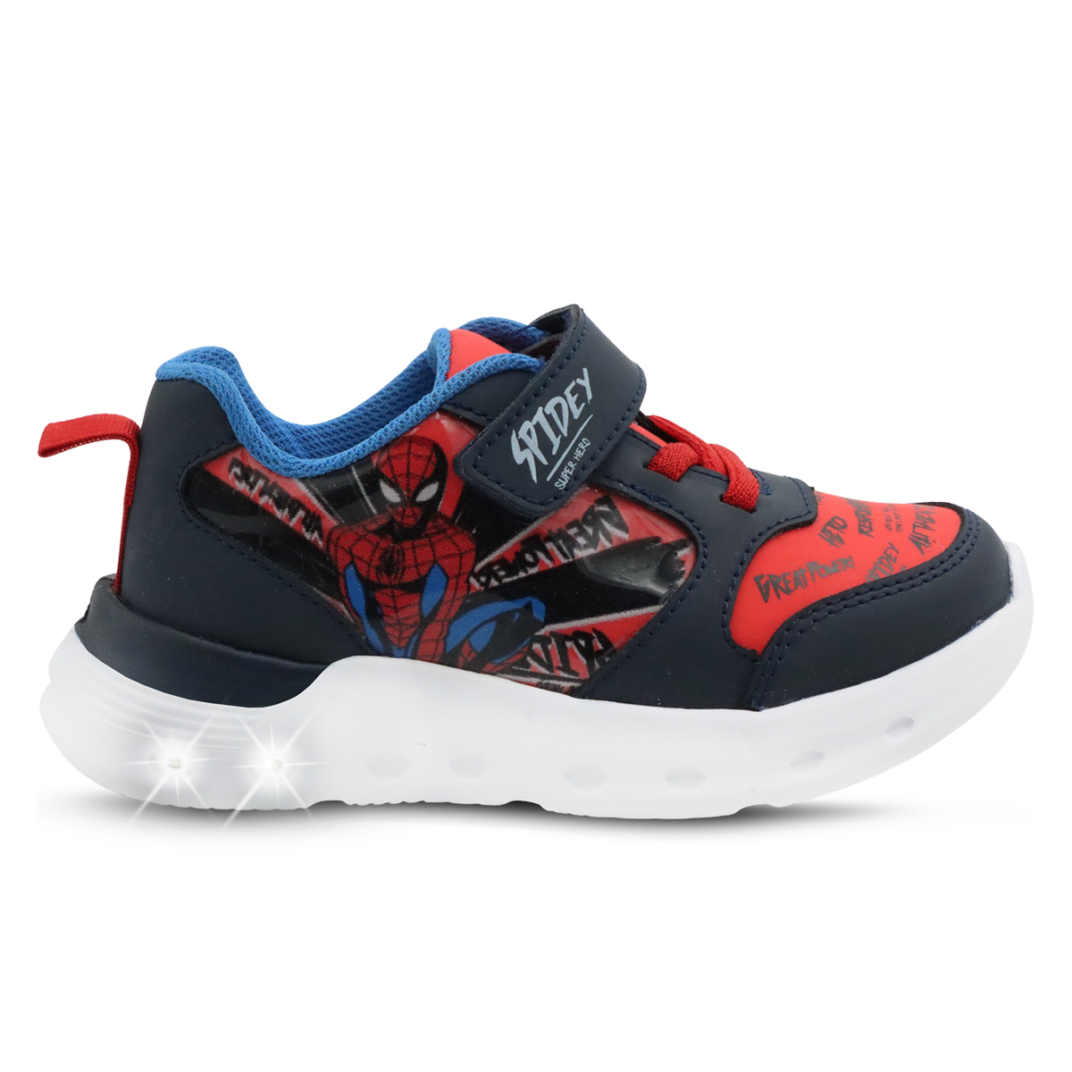 Foto 2 pulgar | Tenis Marvel Spider-man Con Luces Para Niño