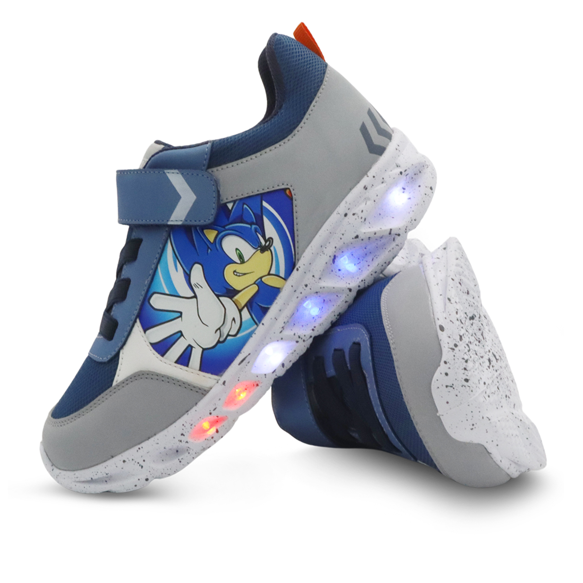 Foto 5 pulgar | Tenis Sonic The Hedgehog Con Luces Para Niño