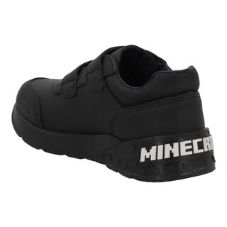 Foto 4 | Tenis Niño Minecraft Escolares Velcro Durables Negro