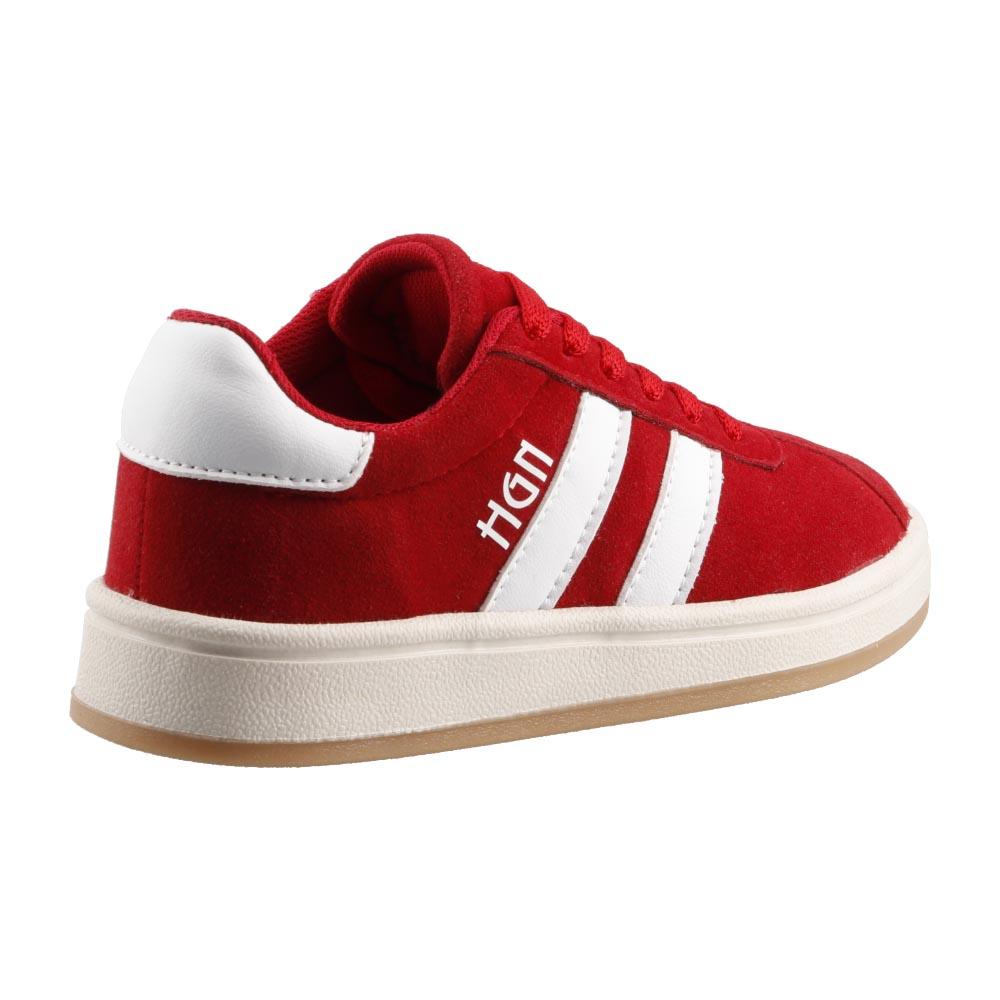 Foto 4 pulgar | Tenis Niño Comodos Casuales Moderno Rojo