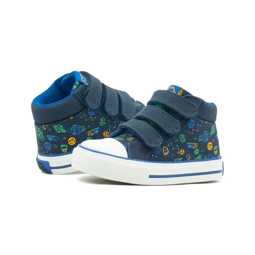 Foto 4 pulgar | Tenis Para Niño Bubble Gummers Nave Espacial Marino Azul Marino