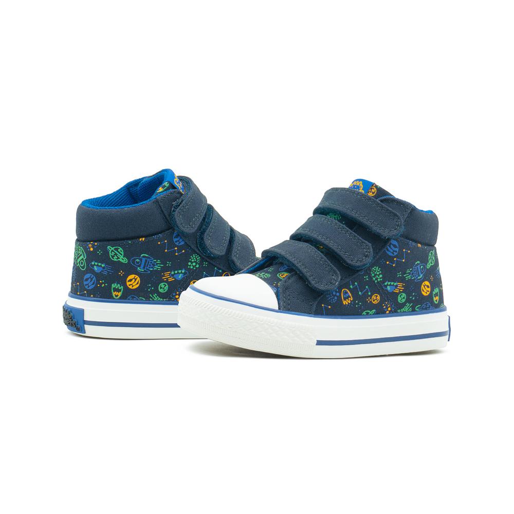 Foto 5 pulgar | Tenis Para Niño Bubble Gummers Nave Espacial Marino Azul Marino