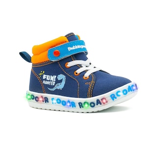 Foto 6 | Tenis Bota Bubble Gummers Para Niño Con Luz Dinosaurio Rosa