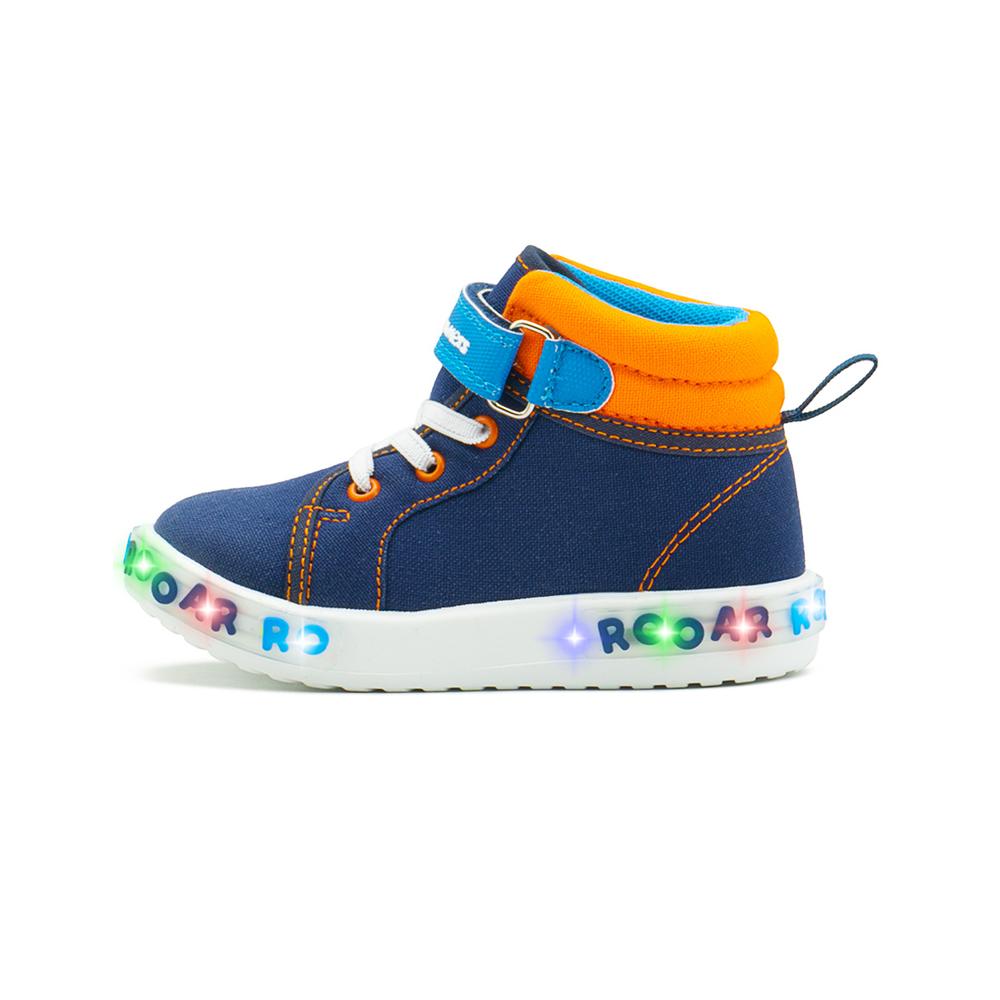 Foto 8 pulgar | Tenis Bota Bubble Gummers Para Niño Con Luz Dinosaurio Rosa