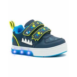 Foto 6 | Tenis Bubble Gummers Ugly Para Niño Dinosaurio Con Luces Azul Marino