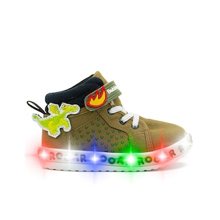 Foto 7 | Tenis Bota Luces Para Niños Bubble Gummers Trueno I Verde Verde