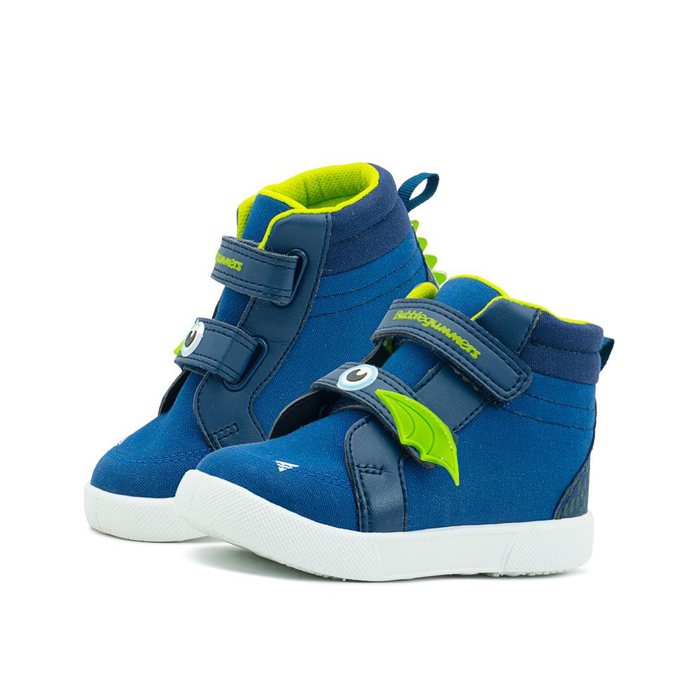 Tenis Bota Bubble Gummers Trébol Para Niño Doble Velcro Azul Marino