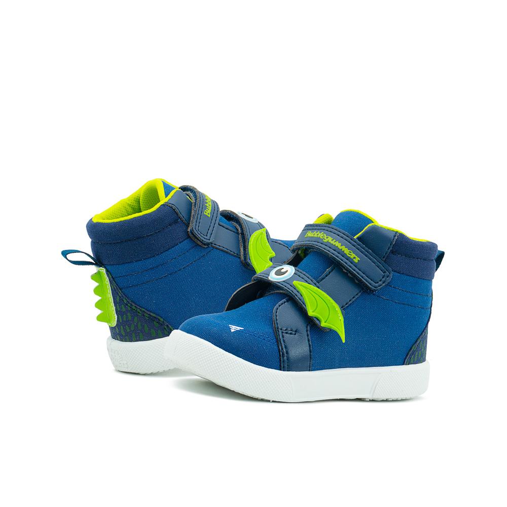 Foto 3 pulgar | Tenis Bota Bubble Gummers Trébol Para Niño Doble Velcro Azul Marino