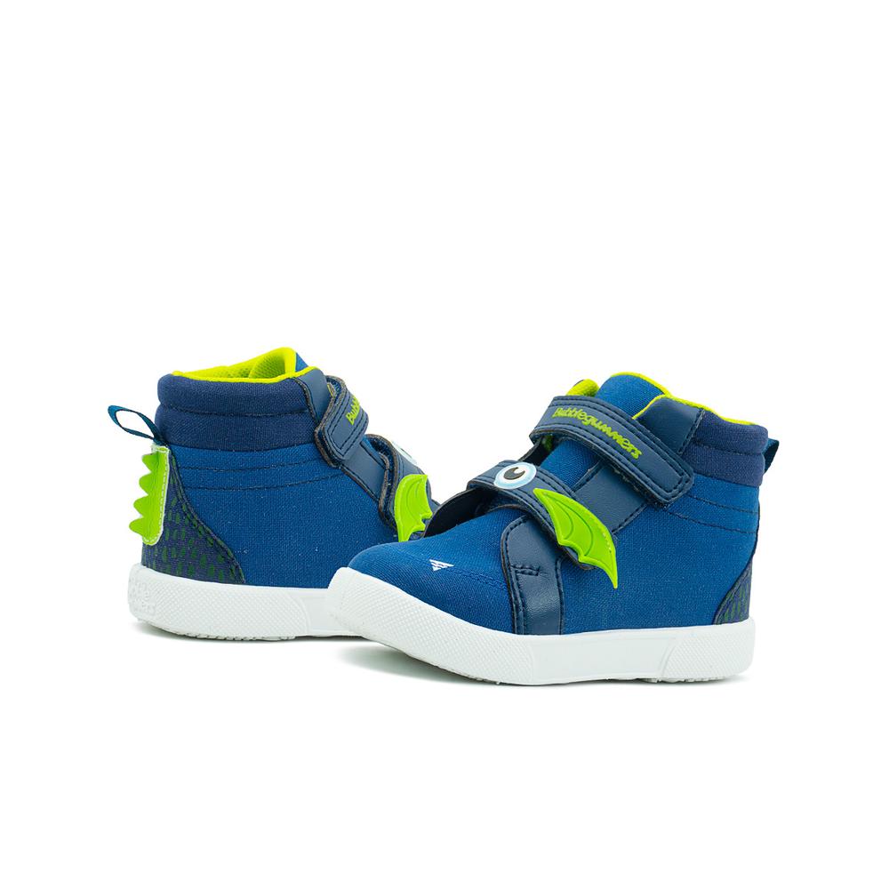 Foto 4 pulgar | Tenis Bota Bubble Gummers Trébol Para Niño Doble Velcro Azul Marino