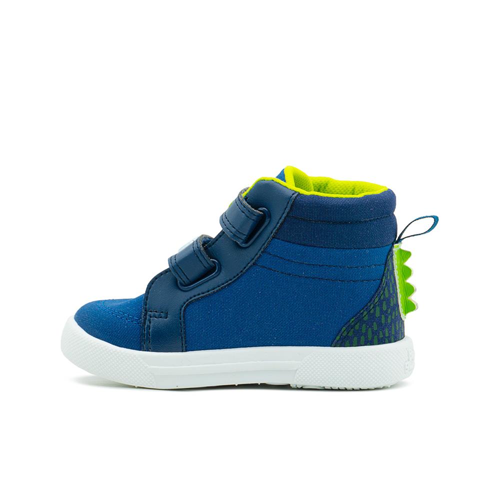 Foto 7 pulgar | Tenis Bota Bubble Gummers Trébol Para Niño Doble Velcro Azul Marino