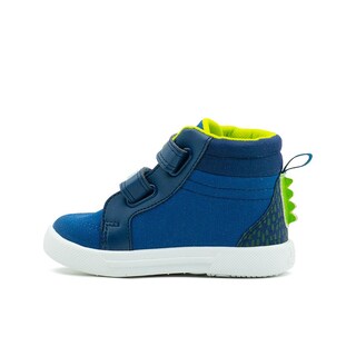 Foto 6 | Tenis Bota Bubble Gummers Trébol Para Niño Doble Velcro Azul Marino