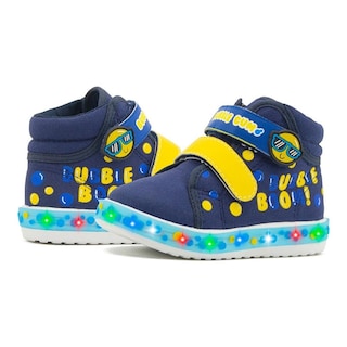 Foto 3 | Tenis Bota Niño Bubble Gummers Con Luces Azul 12-17 Azul Marino