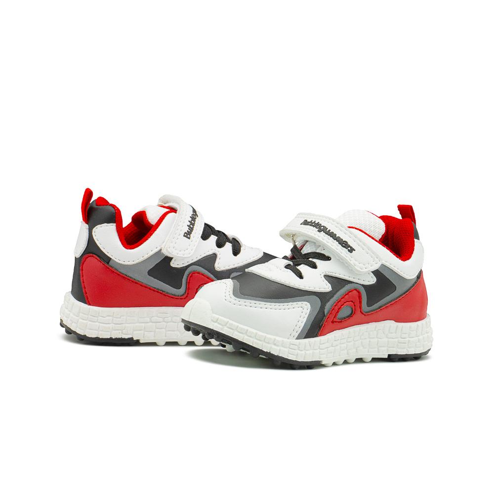 Foto 3 | Tenis Bubble Gummers Timón Para Niño Casuales Blanco/rojo Blanco