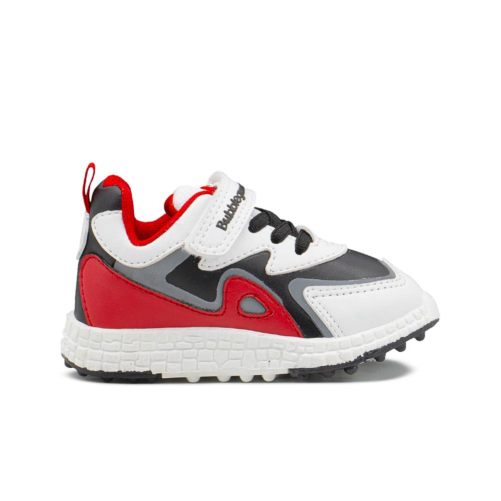 Foto 8 pulgar | Tenis Bubble Gummers Timón Para Niño Casuales Blanco/rojo Blanco