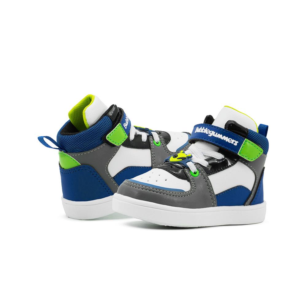 Foto 4 pulgar | Tenis Bubble Gummers Niños Tobago I Antiderrapante Velcro Blanco