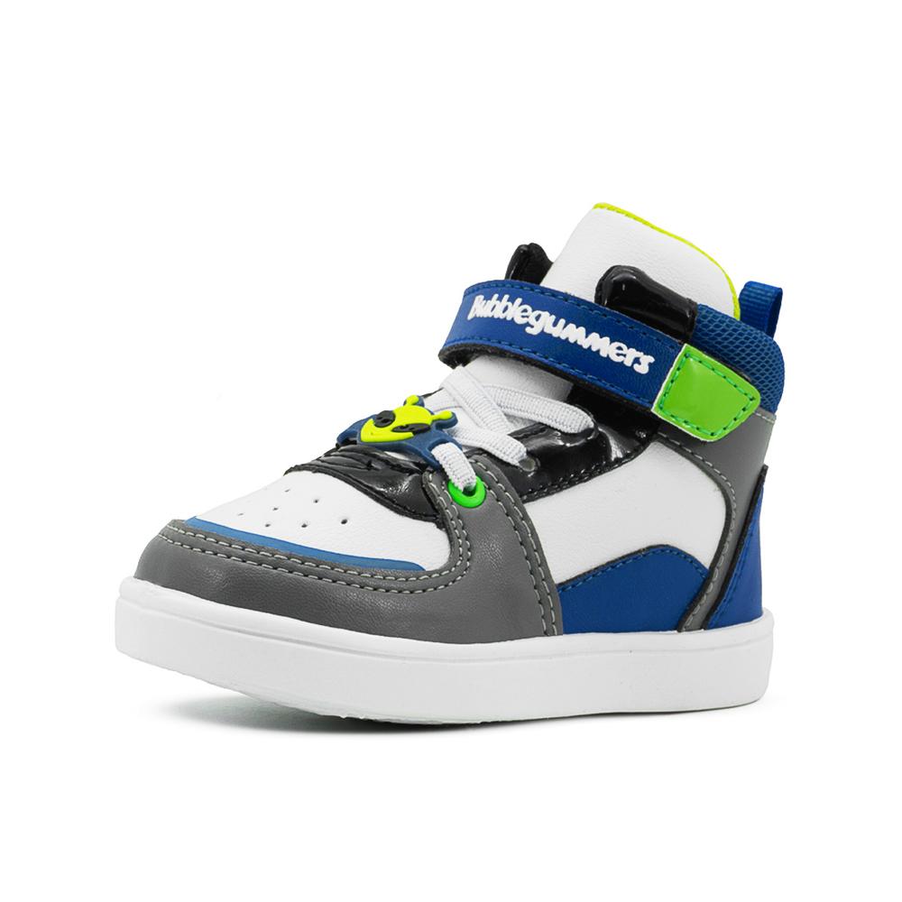 Foto 5 pulgar | Tenis Bubble Gummers Niños Tobago I Antiderrapante Velcro Blanco