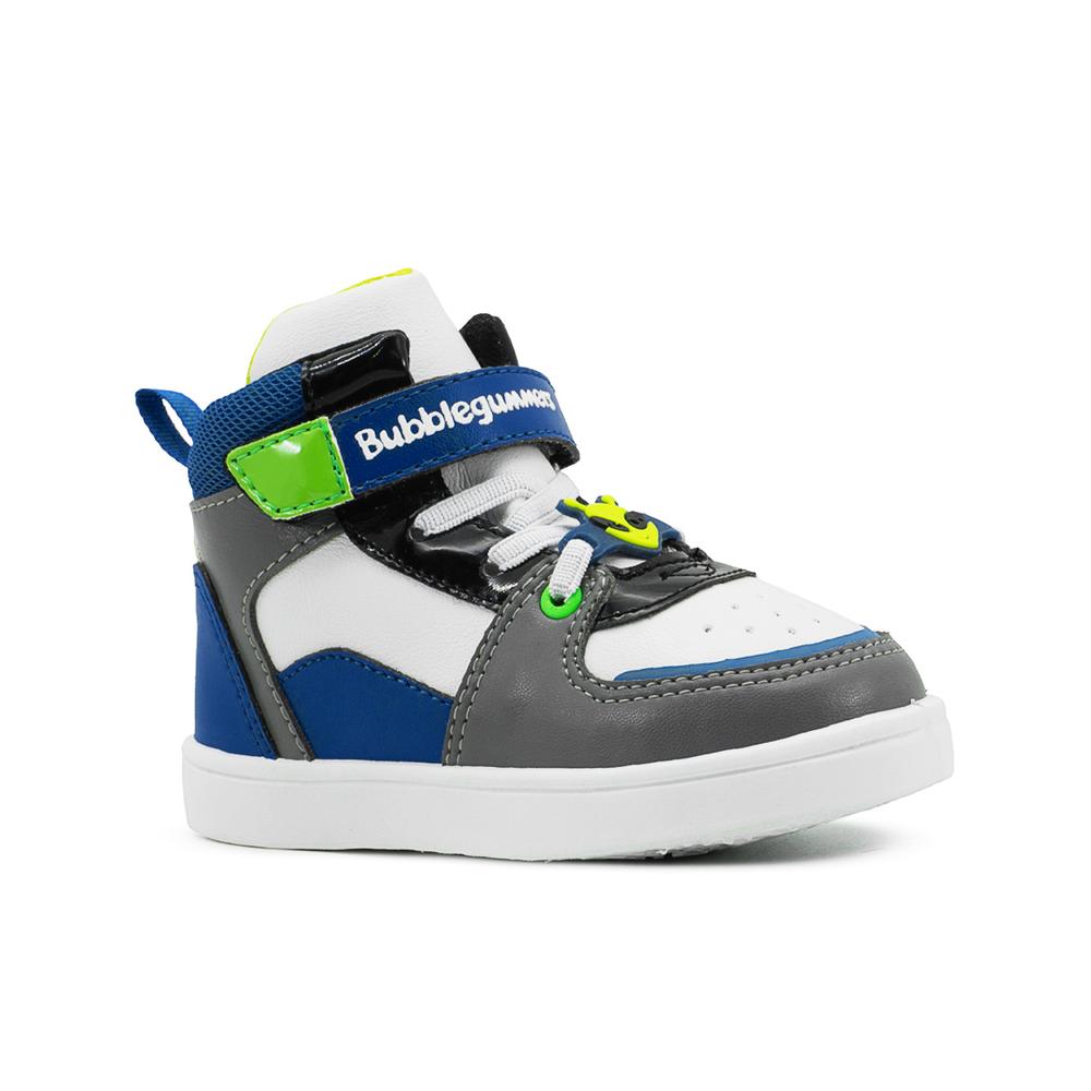 Foto 5 | Tenis Bubble Gummers Niños Tobago I Antiderrapante Velcro Blanco