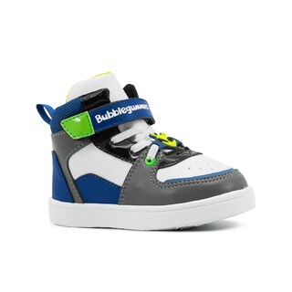 Foto 5 | Tenis Bubble Gummers Niños Tobago I Antiderrapante Velcro Blanco