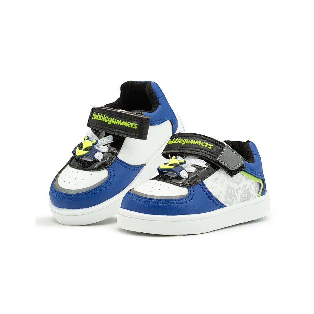 Foto 1 | Tenis Niño Bubble Gummers  Alien Verde Color Blanco Marino Blanco