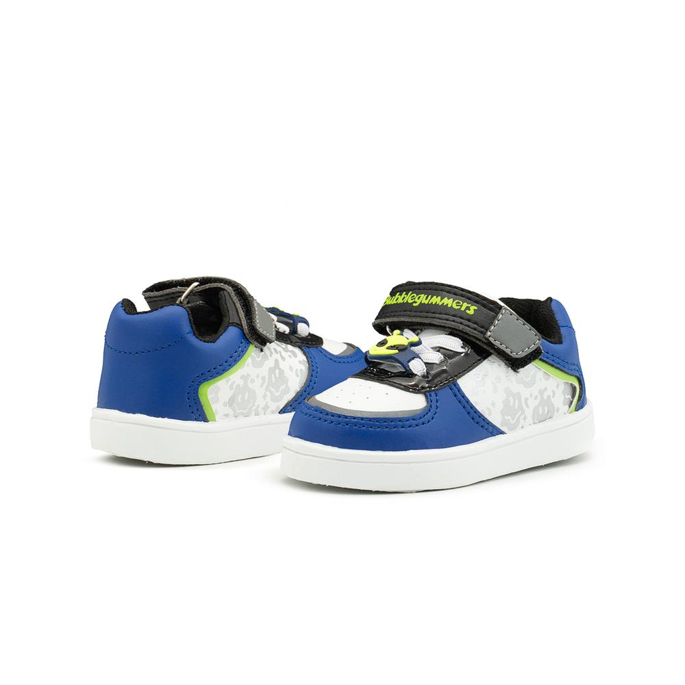 Foto 2 | Tenis Niño Bubble Gummers  Alien Verde Color Blanco Marino Blanco