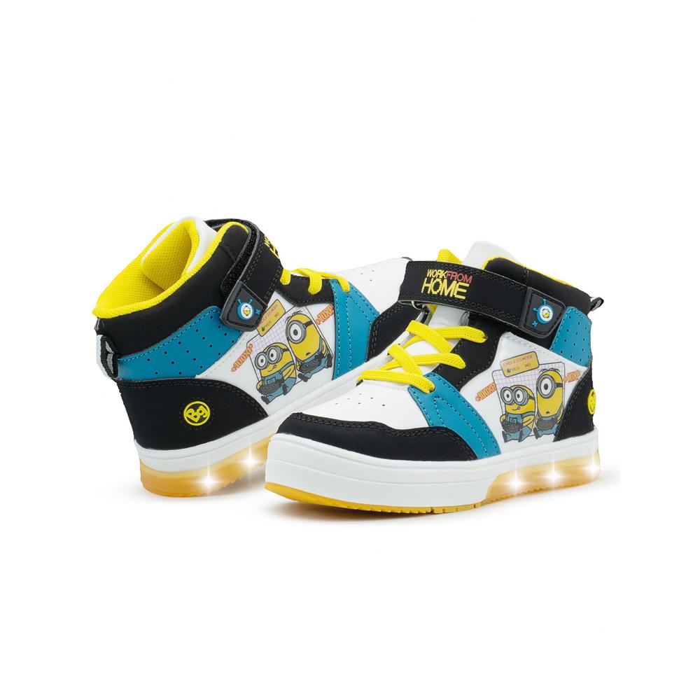 Foto 2 | Tenis Bota Para Niño Con Luces Kevin Bob Mi Villano Favorito Blanco