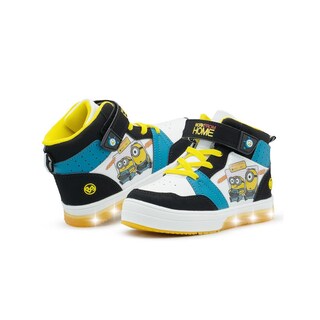 Foto 2 | Tenis Bota Para Niño Con Luces Kevin Bob Mi Villano Favorito Blanco