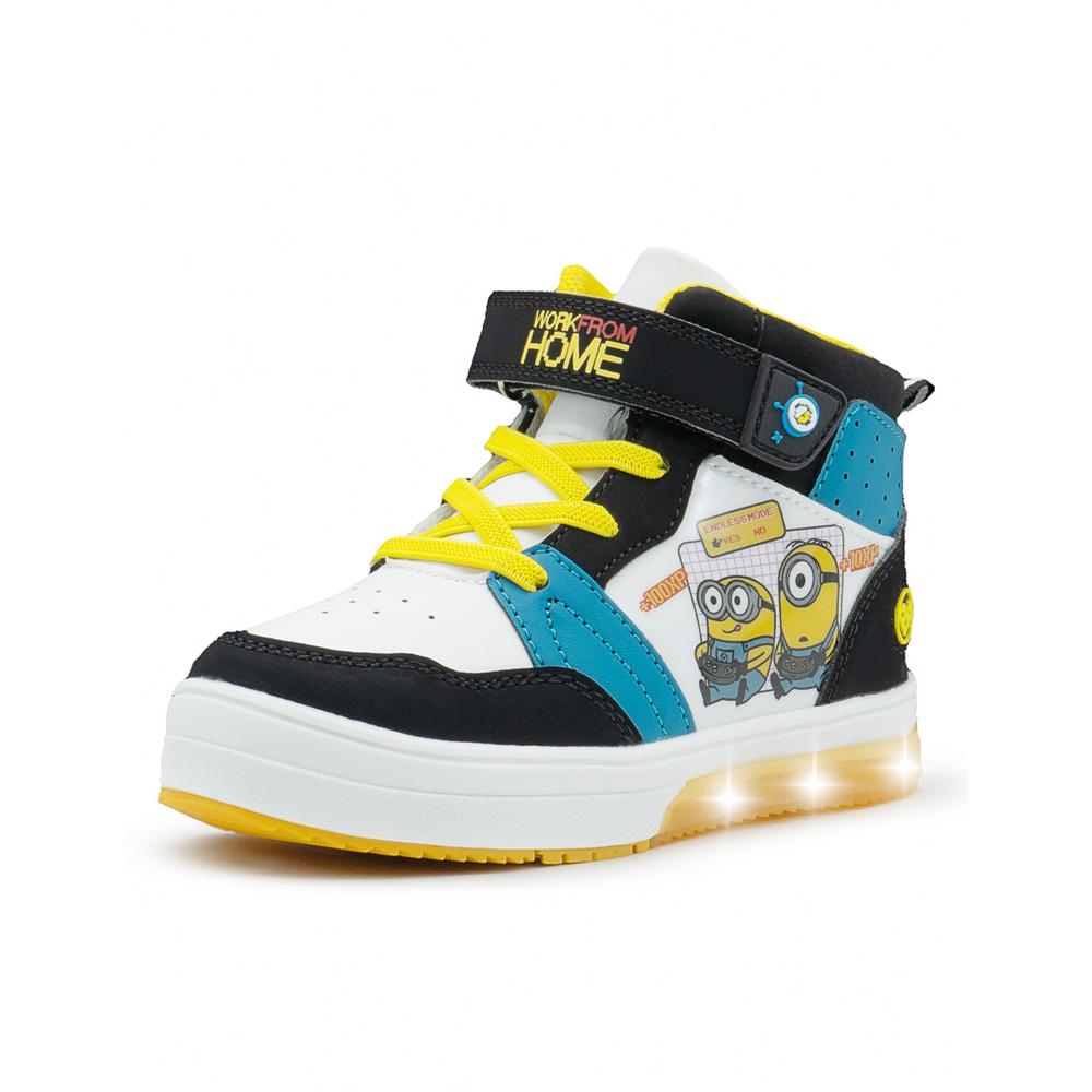 Foto 4 | Tenis Bota Para Niño Con Luces Kevin Bob Mi Villano Favorito Blanco
