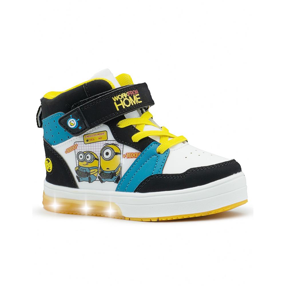 Foto 5 | Tenis Bota Para Niño Con Luces Kevin Bob Mi Villano Favorito Blanco