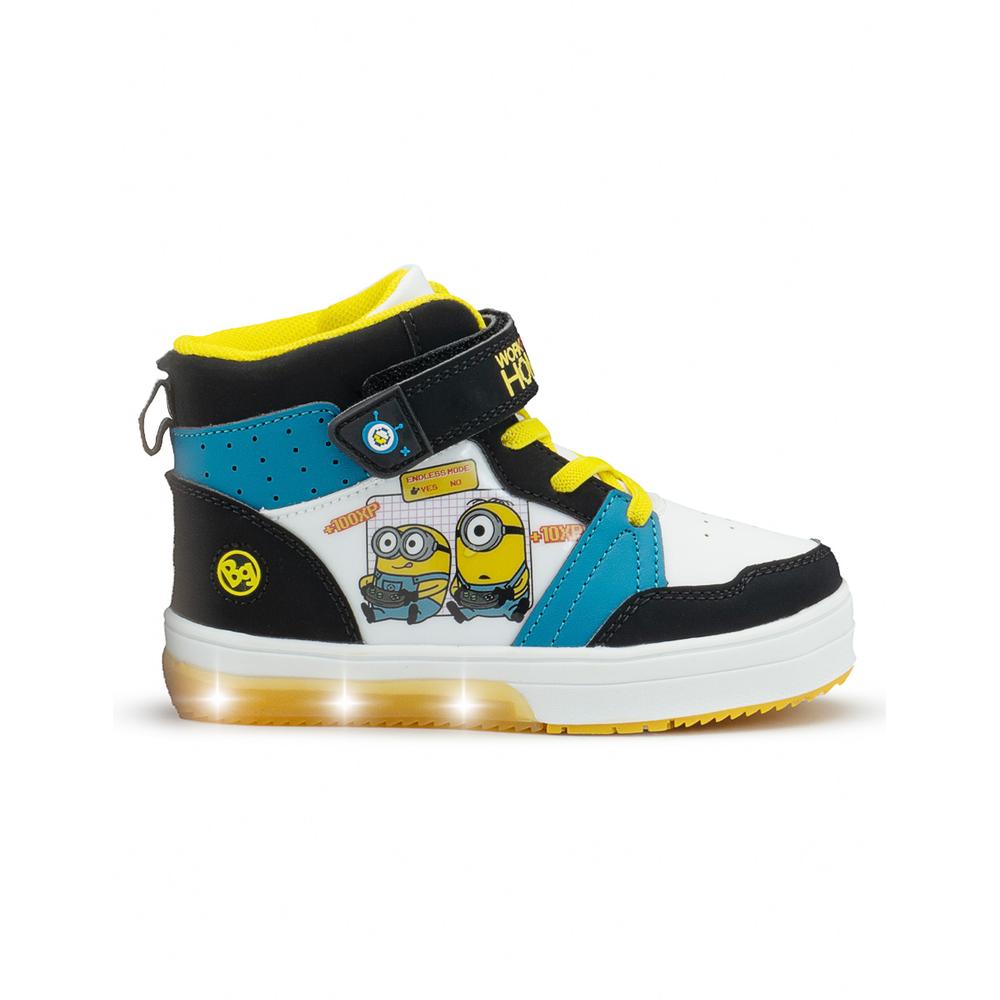 Foto 7 | Tenis Bota Para Niño Con Luces Kevin Bob Mi Villano Favorito Blanco