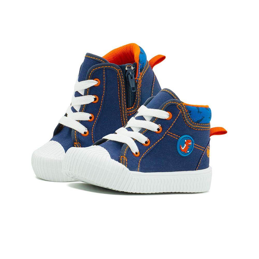 Foto 2 pulgar | Tenis Bubble Gummers  Puntera Dinosaurio Roar Bota Marino Azul