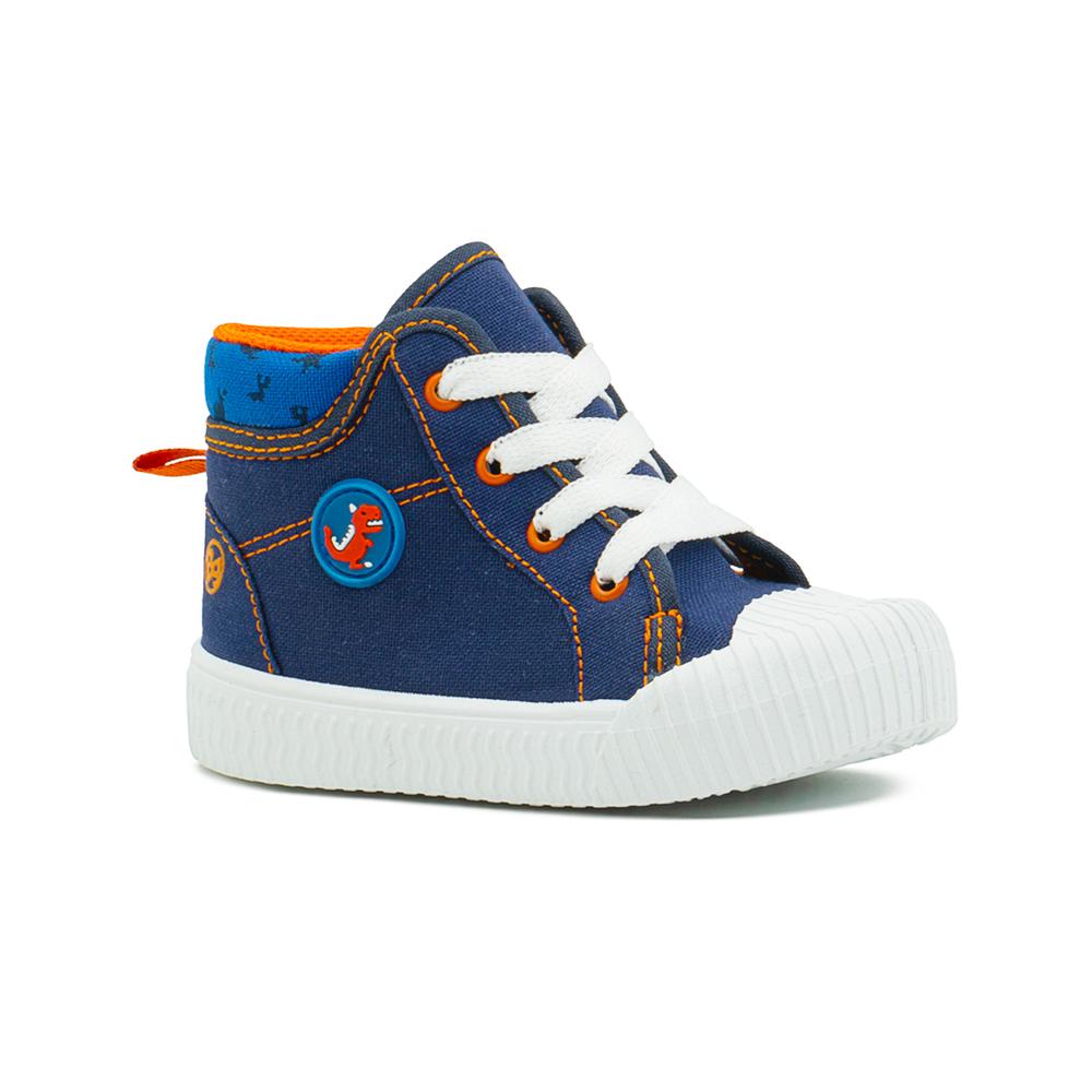 Foto 6 pulgar | Tenis Bubble Gummers  Puntera Dinosaurio Roar Bota Marino Azul