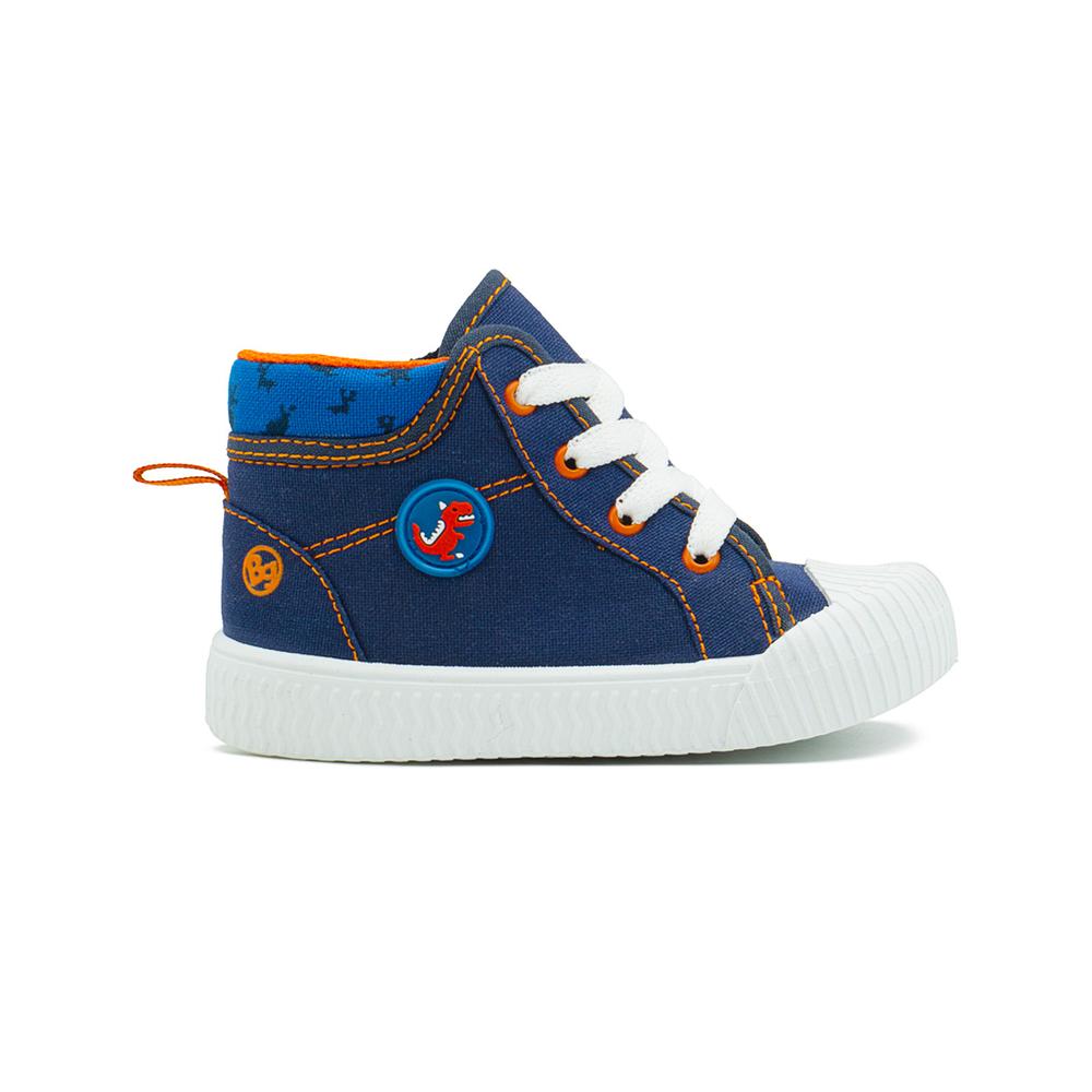 Foto 8 pulgar | Tenis Bubble Gummers  Puntera Dinosaurio Roar Bota Marino Azul